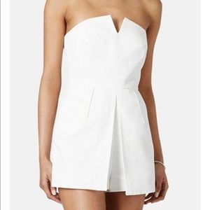 White TopShop Romper